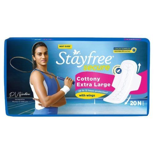 Stayfree Secure Cottony Soft Extra Large Cover with Wings