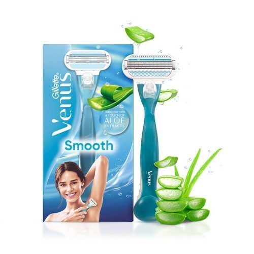 Gillette Venus Hair Removal Razor For Women with Aloe Vera Smooth