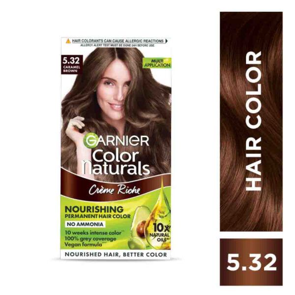 Garnier Color Naturals Creme Riche Hair Color – 5.32 Caramel