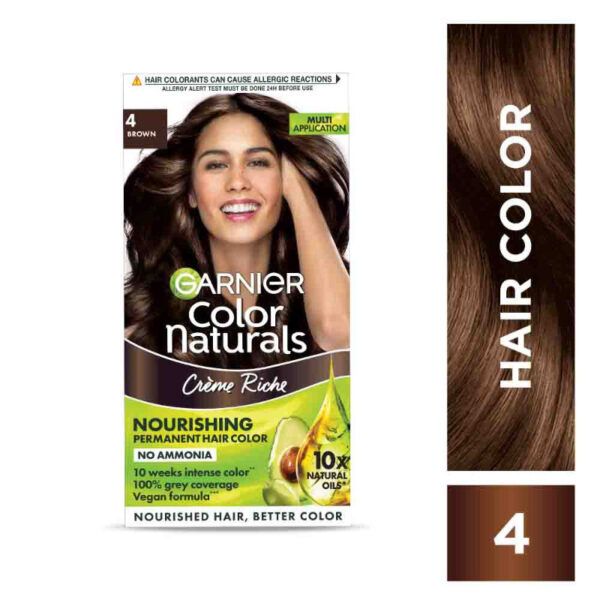 Garnier Color Naturals Crème Riche Hair Color – 4 Brown